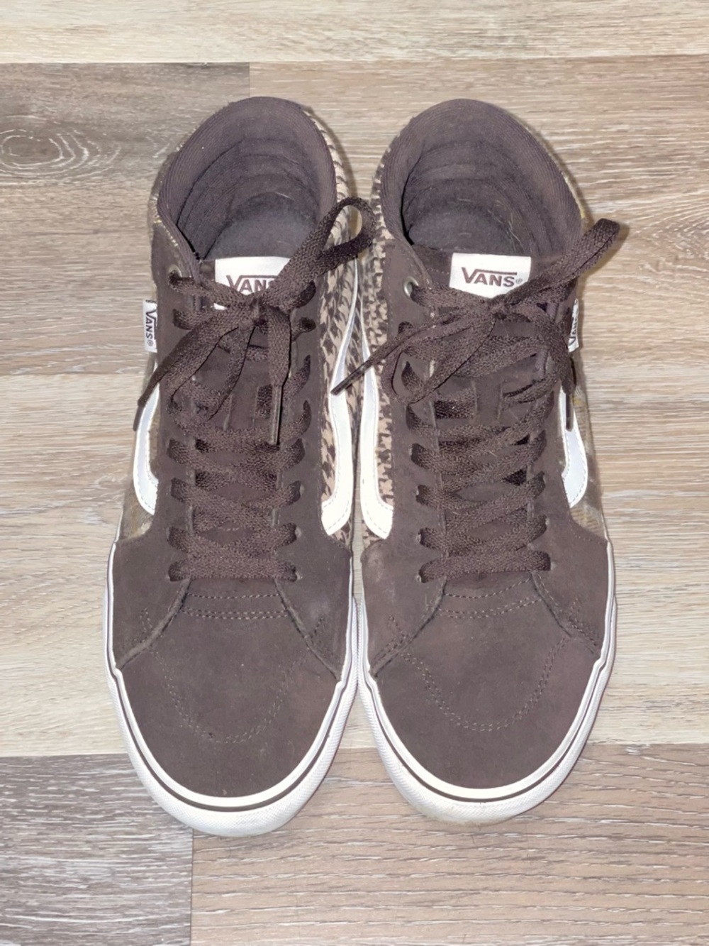 Vans Filmore High-Top Platform Sneakers with White Side Stripe